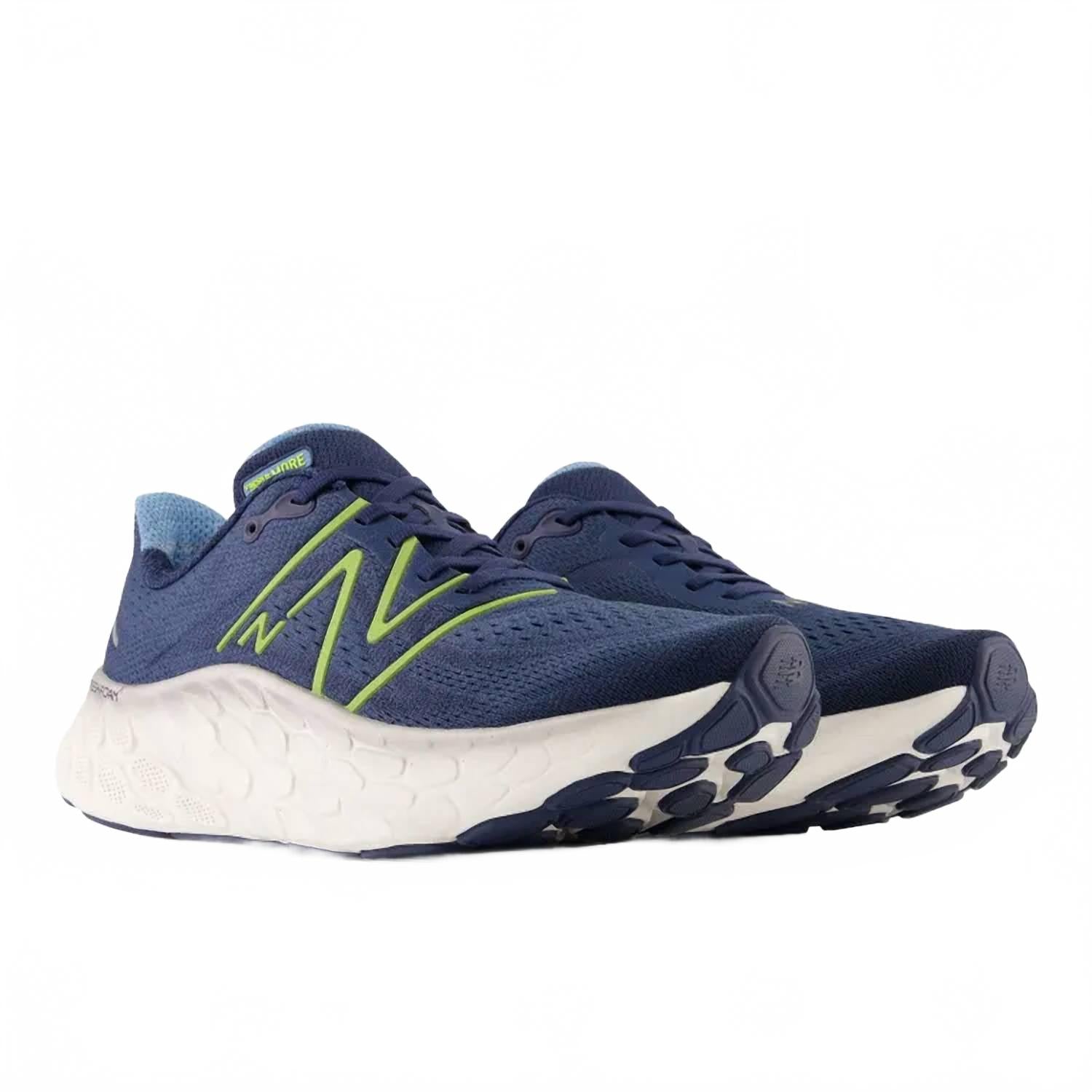 

Мужские кроссовки Fresh Foam X More V4 ширины D в цвете NB Navy с Cosmic Pineapple и Heritage Blue New Balance