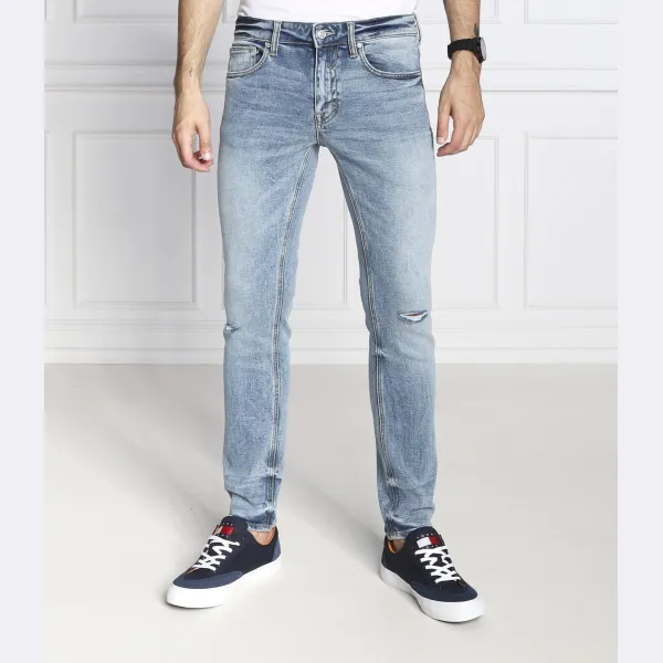 

Джинсы скинни скинни Guess, синий