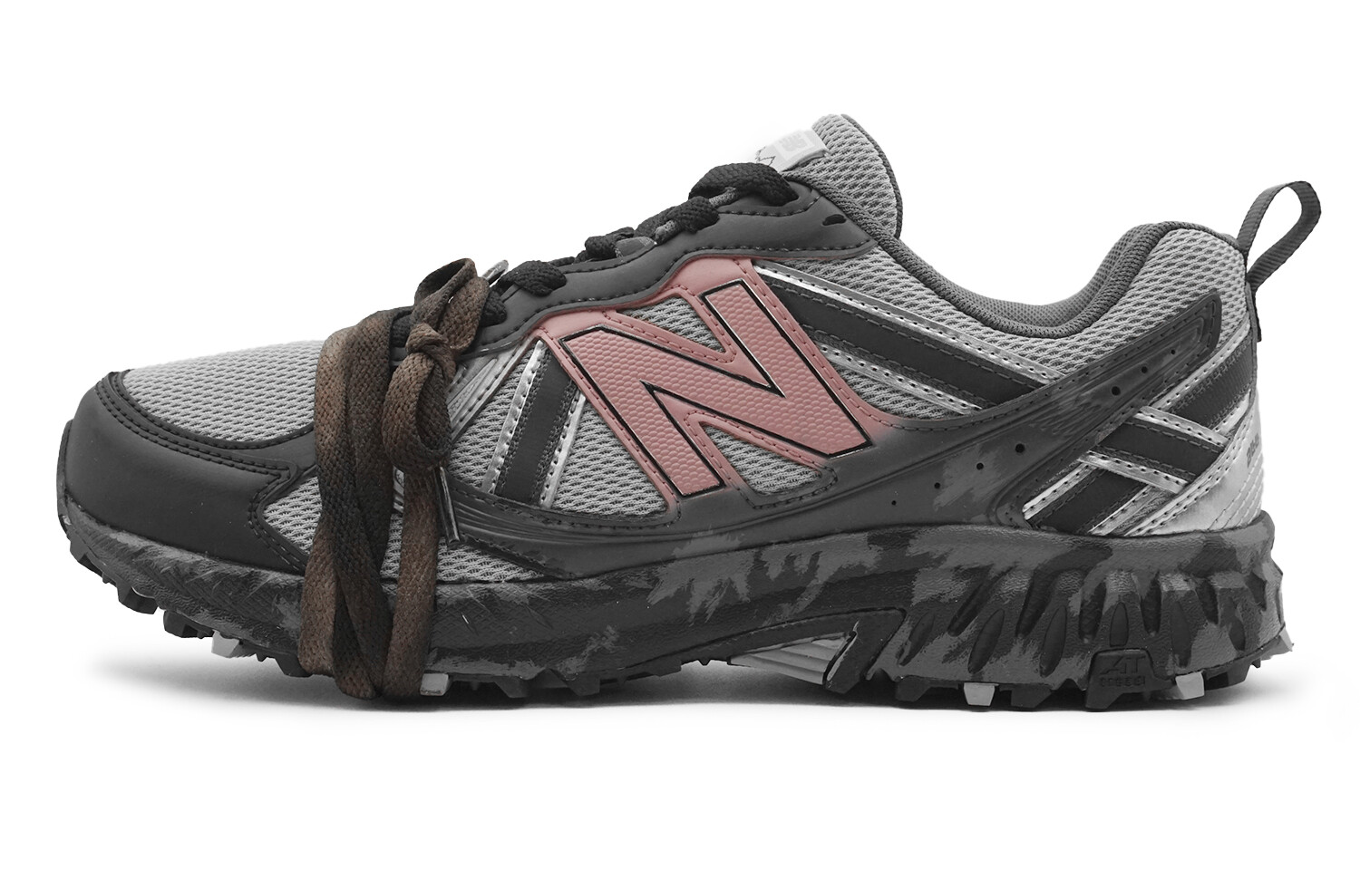 

Кроссовки NB 410 унисекс с низким верхом, цвет черный/серый/розовый New Balance