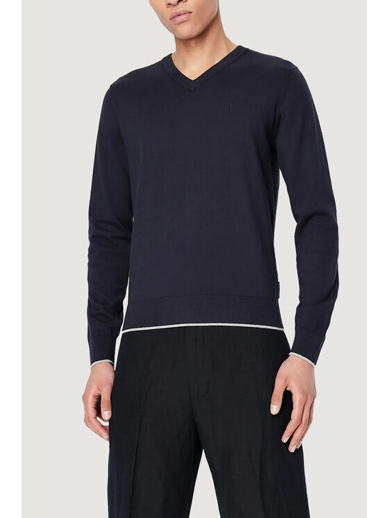 

Облегающий свитер Armani Exchange, синий