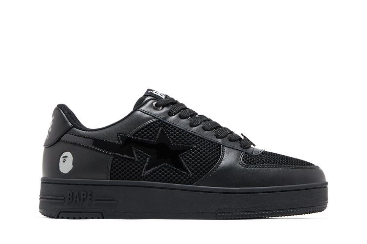 Кроссовки BAPE GOAT Exclusive Wmns Bapesta Black, черный