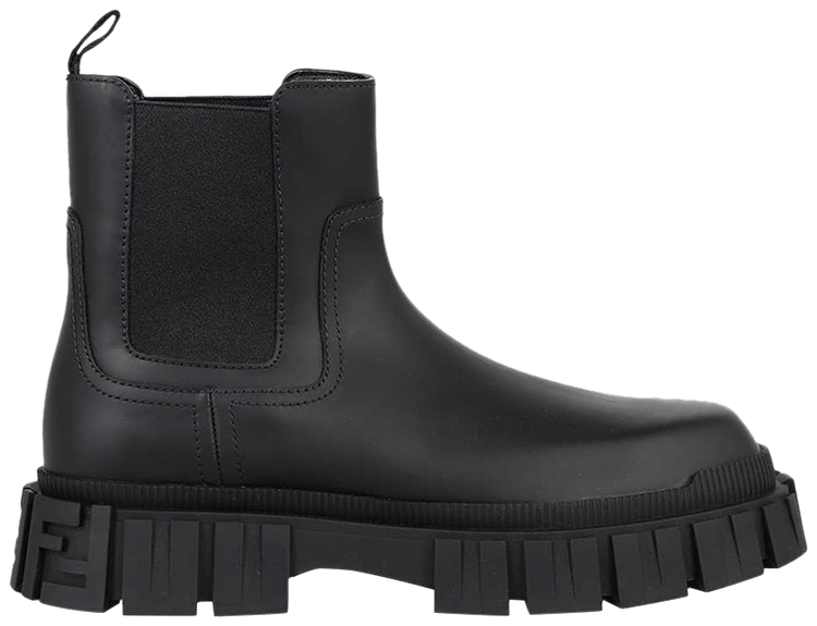 

Ботинки Fendi Leather Ankle Boot 'Black', черный