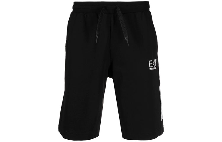 

Шорты повседневные мужские черные EA7 EMPORIO ARMANI