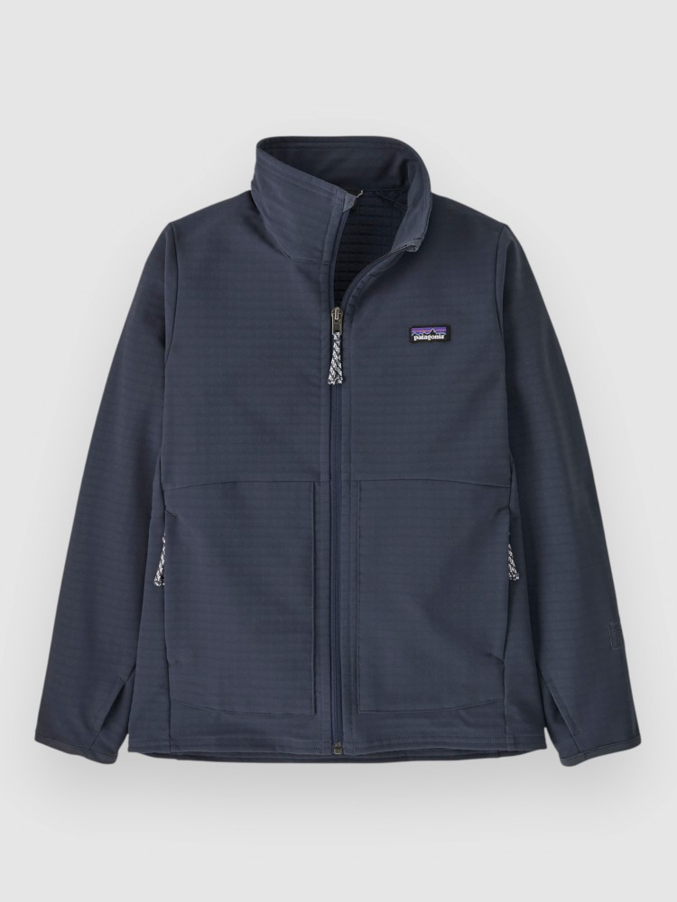 

Куртка Patagonia R1 Techface Kids Jacke, smolder blue