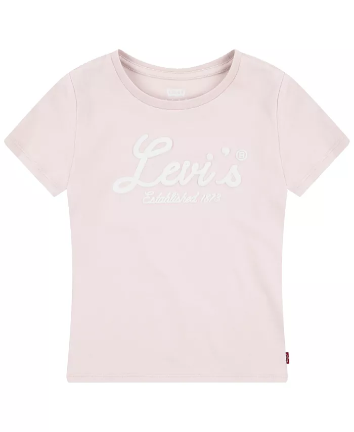 

Футболка с графическим принтом Big Girls Script Logo Levi's, розовый