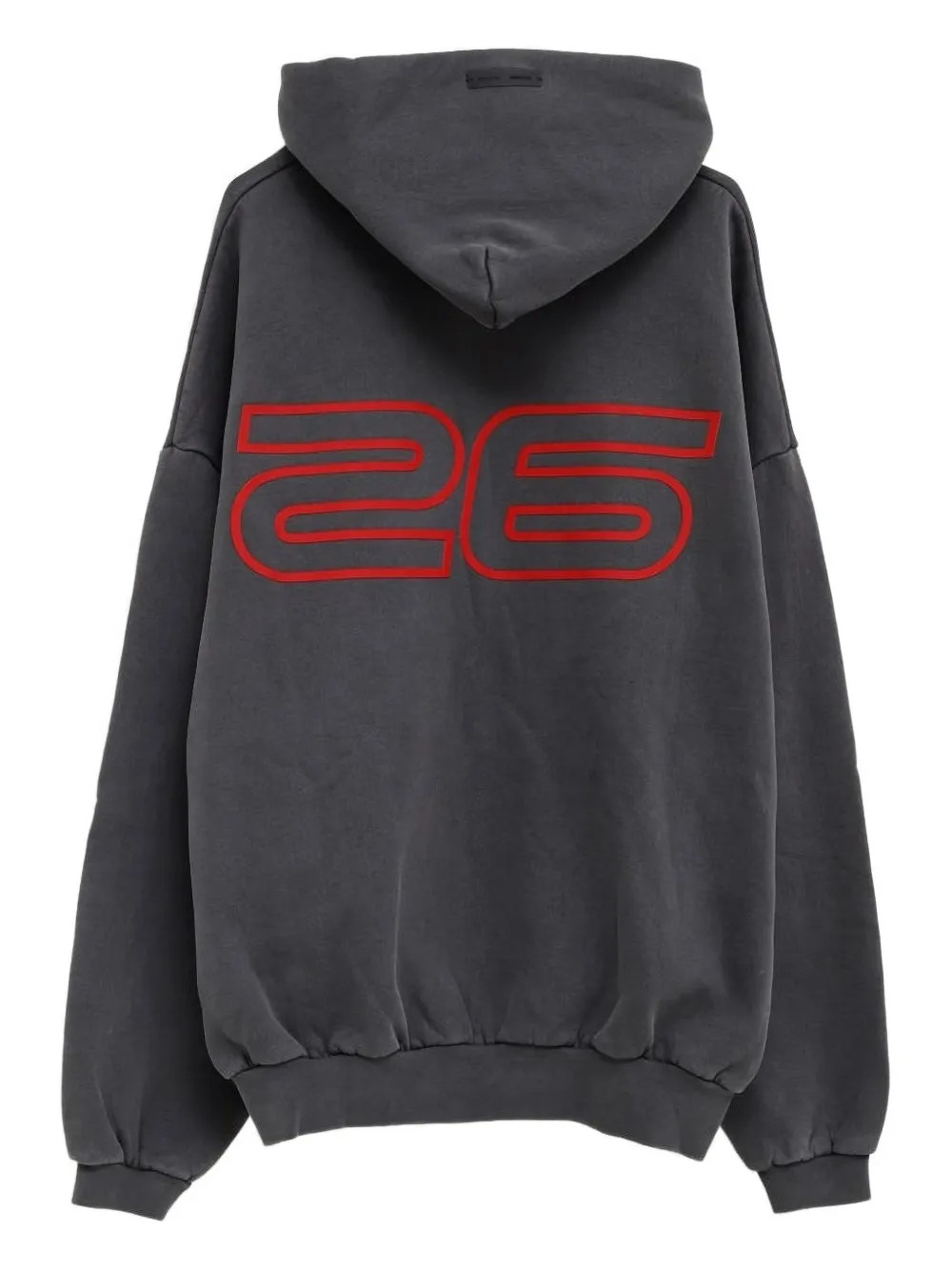 Худи с логотипом в стиле 90-х Fear Of God Essentials, серый — фото 2