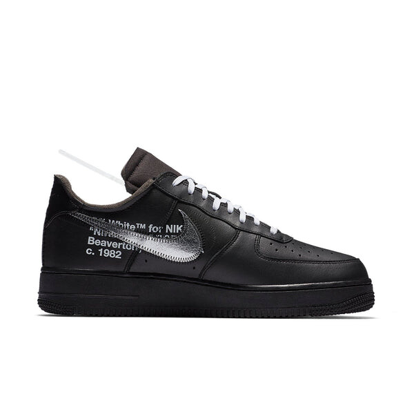 Кроссовки x off-white air force 1 low '07 'moma' Nike, черный — фото 2