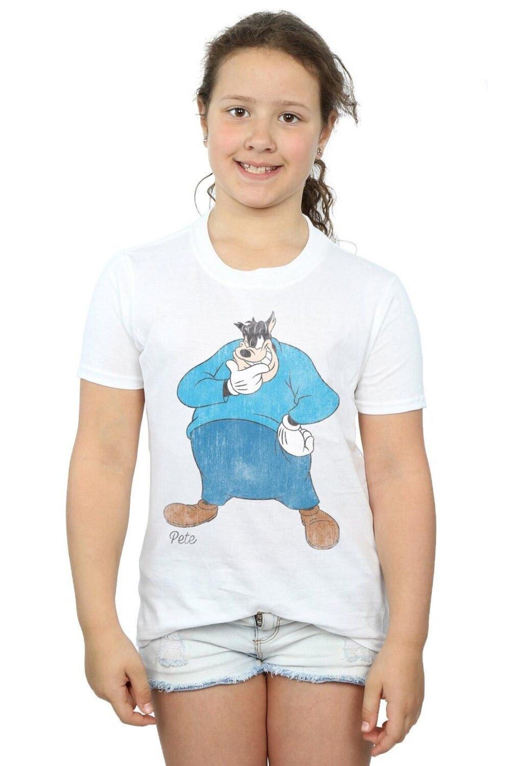 

Классическая хлопковая футболка Pete Disney, белый