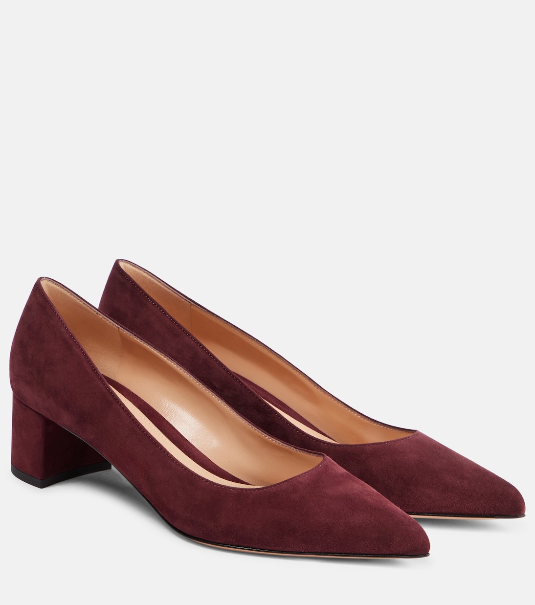 Туфли Piper 45 из замши Gianvito Rossi, Royale