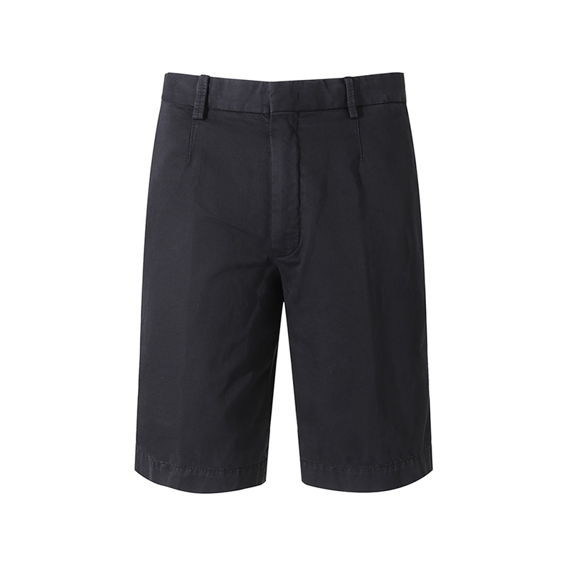 

Zegna Pressed Crease Straight Leg Shorts Ermenegildo Zegna, черные