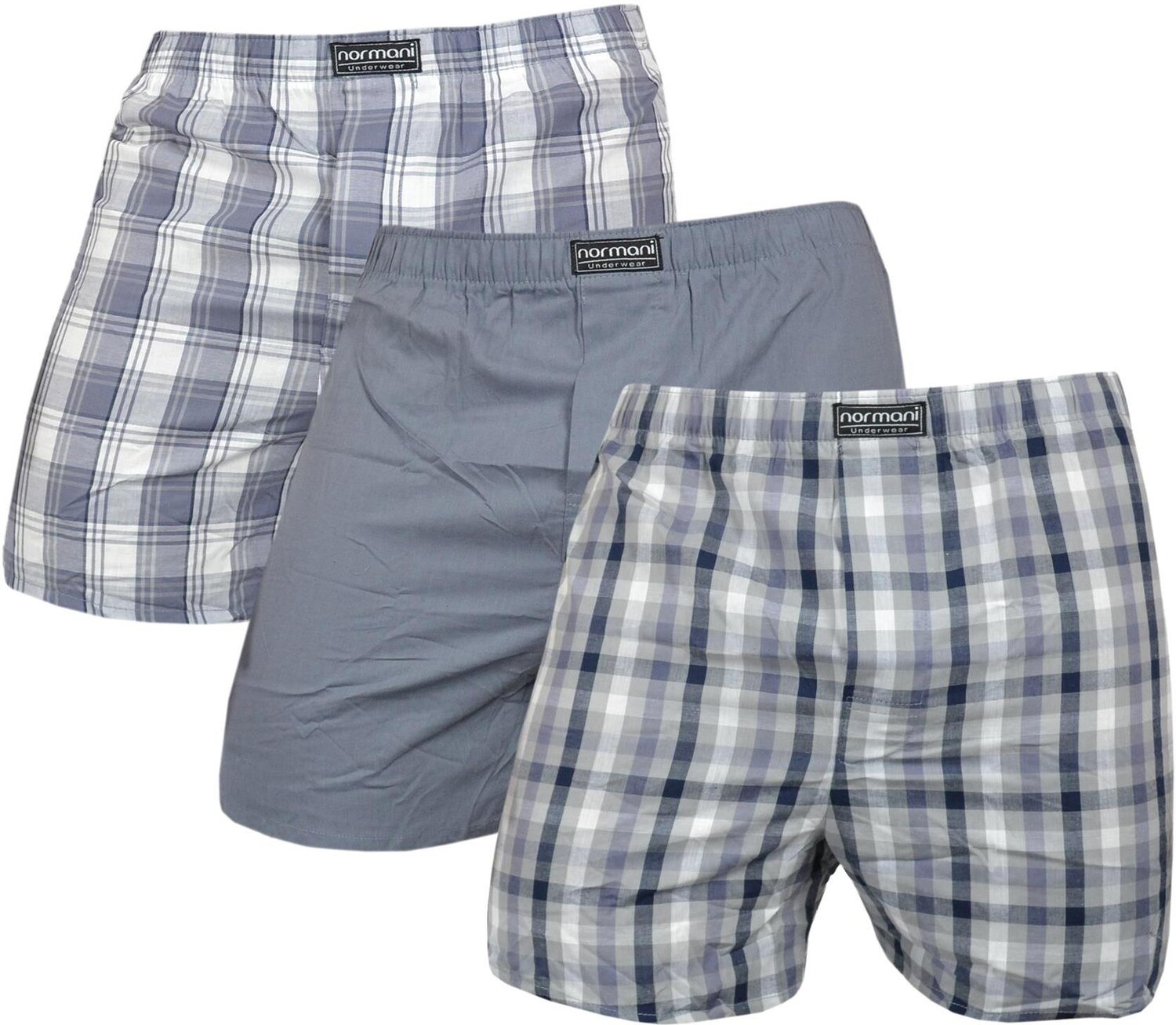 

Боксеры normani 3 Stück Herren Web Boxershorts, серый
