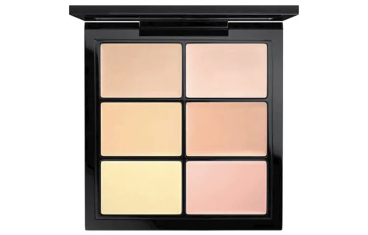 MAC Палитра консилера из 6 цветов для коррекции тона кожи и контуринга, LIGHT 6g