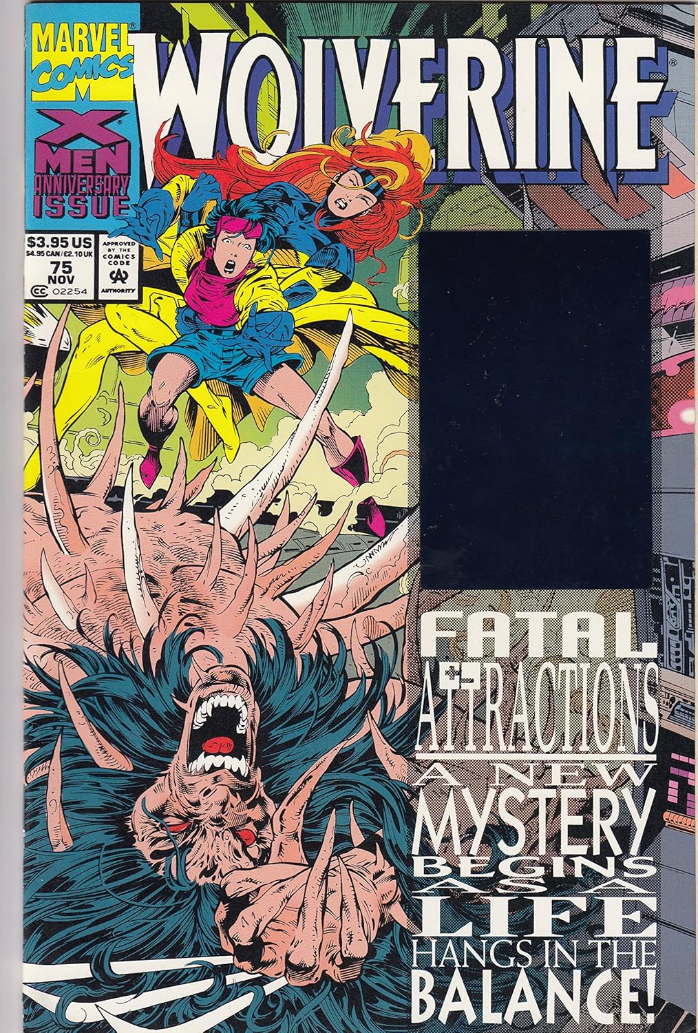 

Wolverine #75 1993 X-Men Anniversary Hologram Cover Issue (Stan Lee)