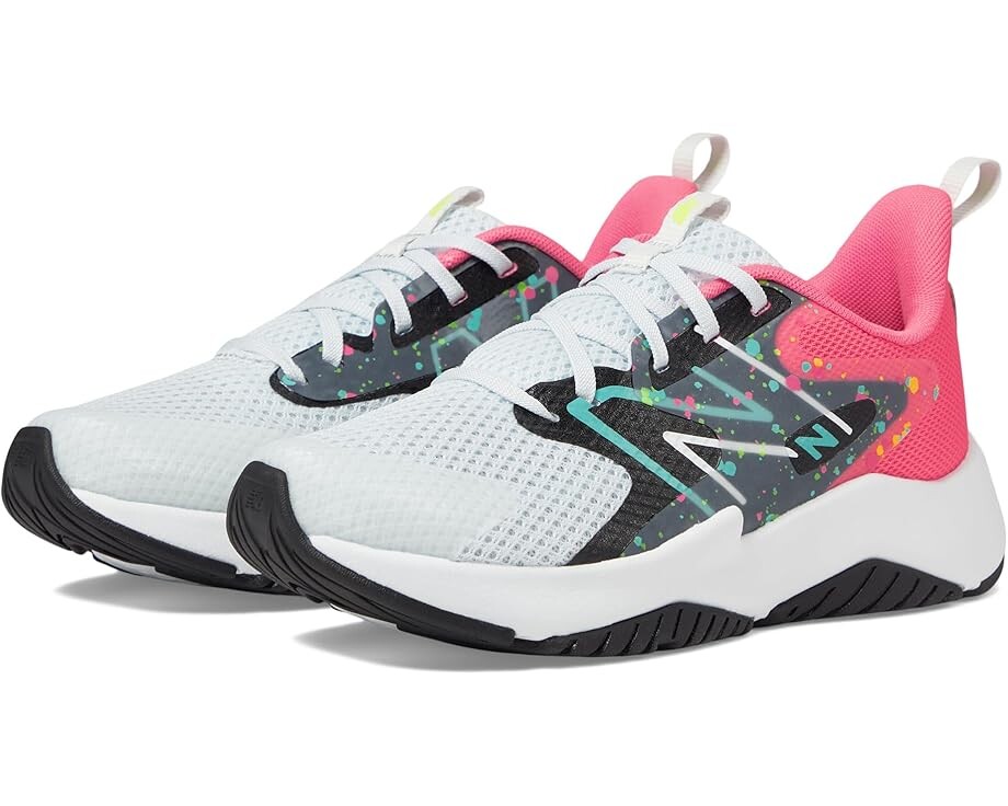 

Кроссовки New Balance Kids Rave Run v2, цвет Quartz Grey/Ultra Pink