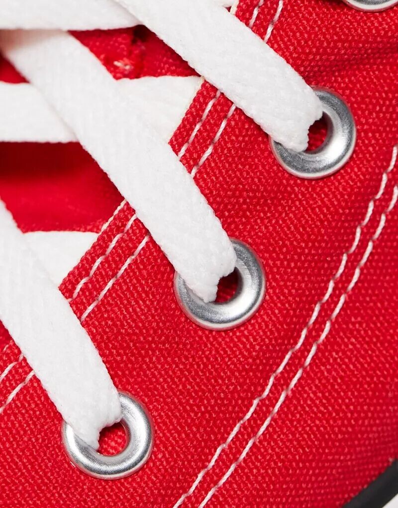 Красные кроссовки Converse Chuck Taylor All Star Hi до щиколотки — фото 4