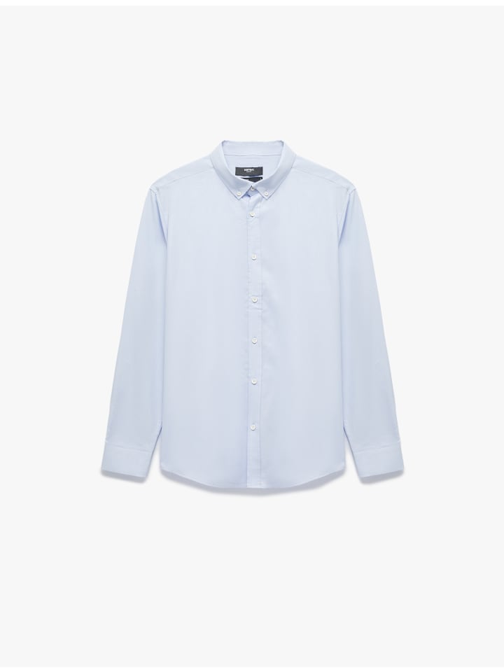 

KOTON Футболки LS BSC светло-голубого цвета