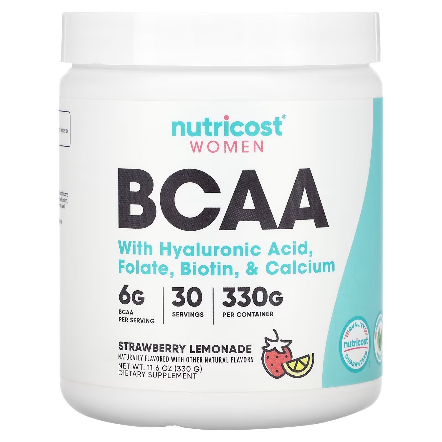

Добавка Nutricost Women BCAA Strawberry Lemonade, 330 г