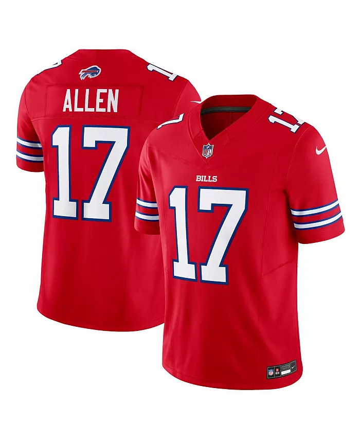 

Мужская лимитированная джерси Buffalo Bills Vapor F.U.S.E. Джоша Аллена Nike, красный