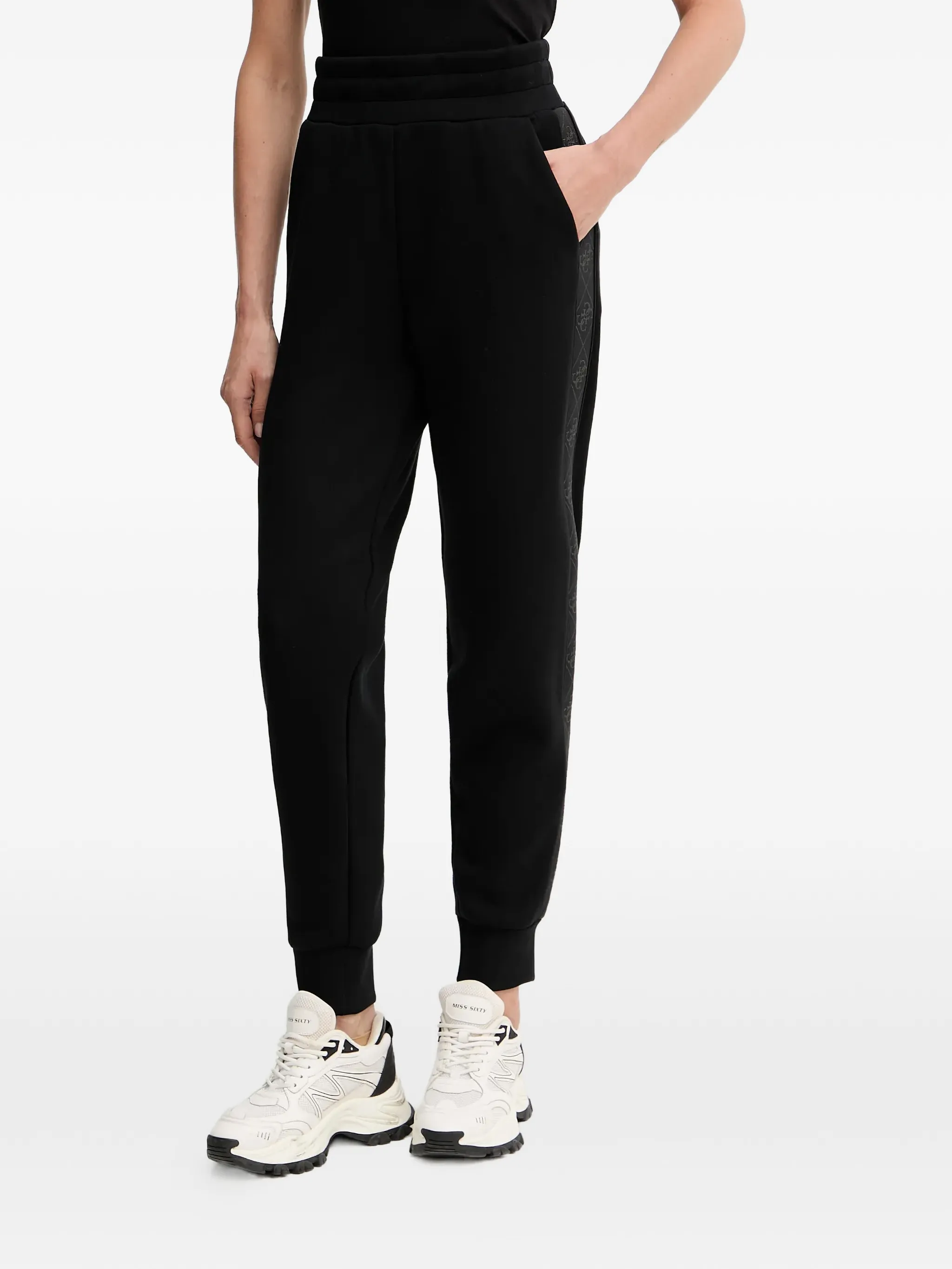 

Спортивные брюки New Victoire с логотипом Guess Usa, черный