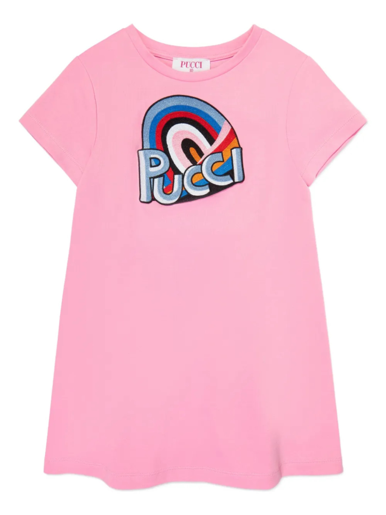 

PUCCI Junior платье с пуговицами, розовый