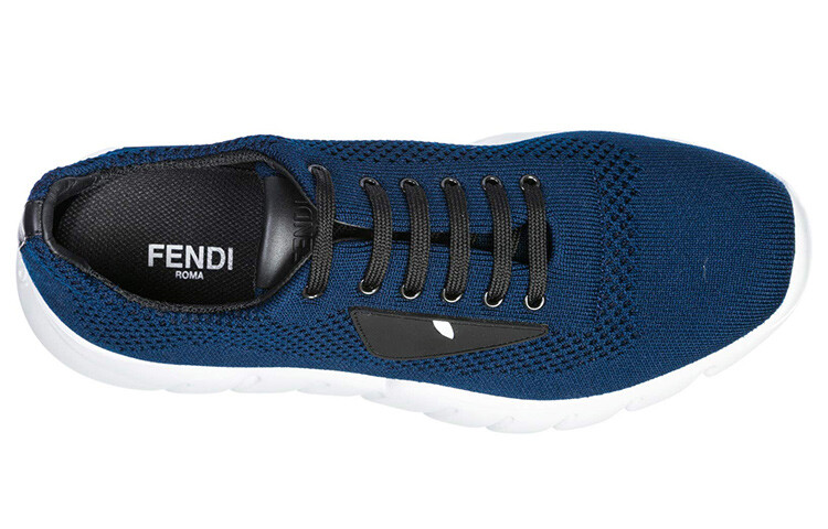 FENDI Scarpe Uomo Low 'Navy Black' — фото 3