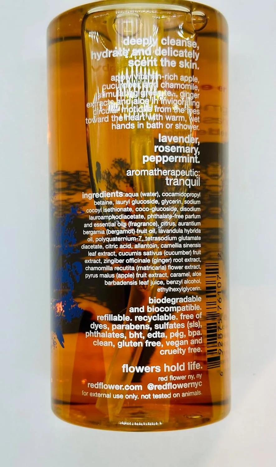 Набор для ухода за телом Red Flower French Lavender: очищающий гель для душа и смягчающий лосьон для увлажненной, гладкой и напитанной кожи., Red — фото 4