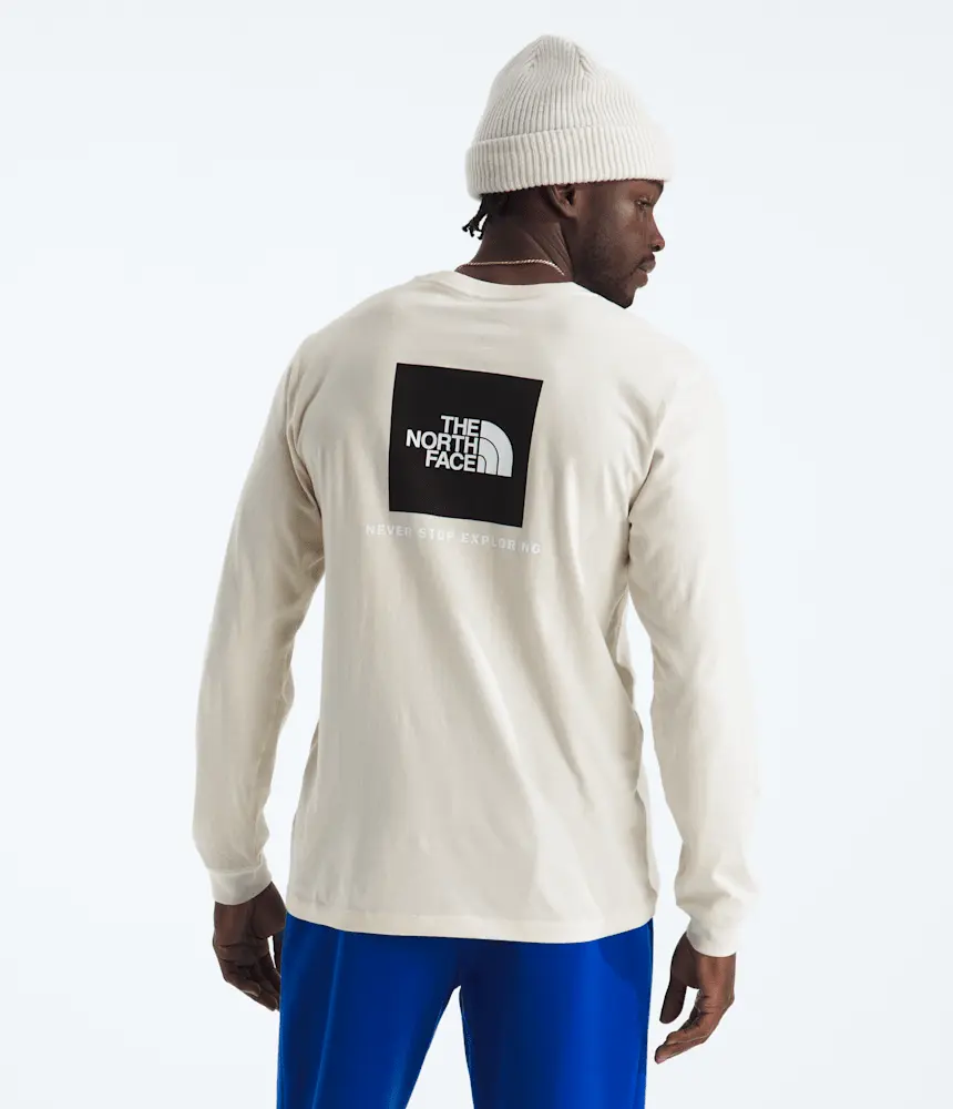 

Мужская футболка Evolution Box NSE с длинным рукавом The North Face, White Dune