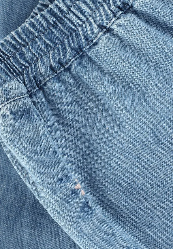 Вышивка, подкладка, джинсы зауженного кроя Minymo, Faded Denim — фото 3