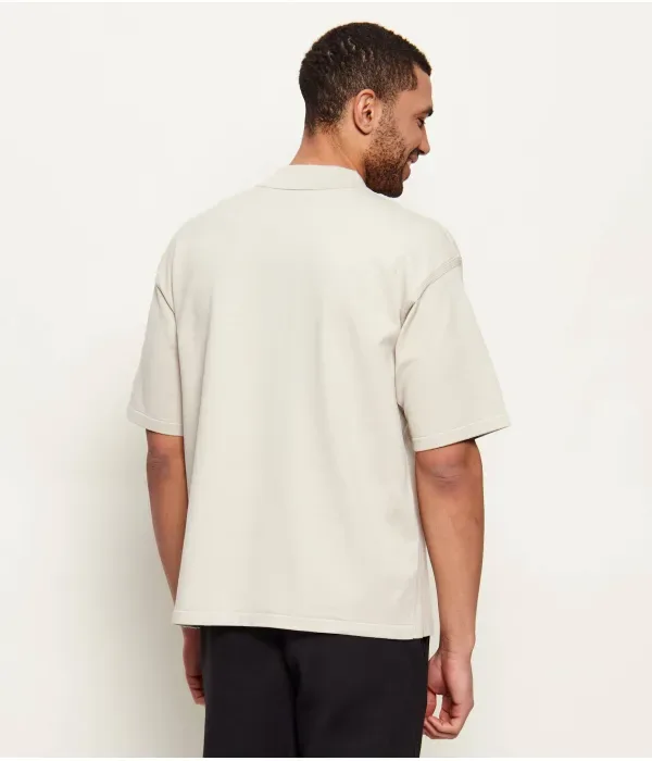 Поло KN_BB BC Lux PS relaxed fit Boss Green, бежевый — фото 3