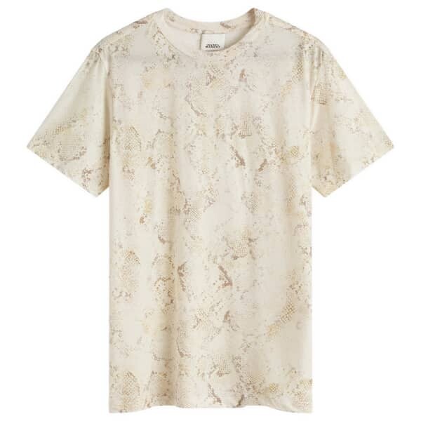 

Футболка с узором Isabel Marant, желтый