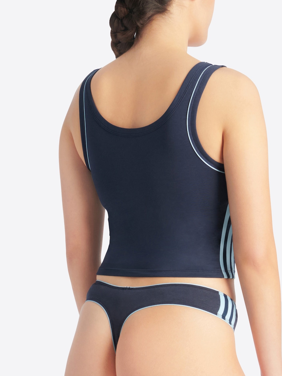Спортивный топ ADIDAS ORIGINALS  Comfort Flex Cotton, индиго — фото 4