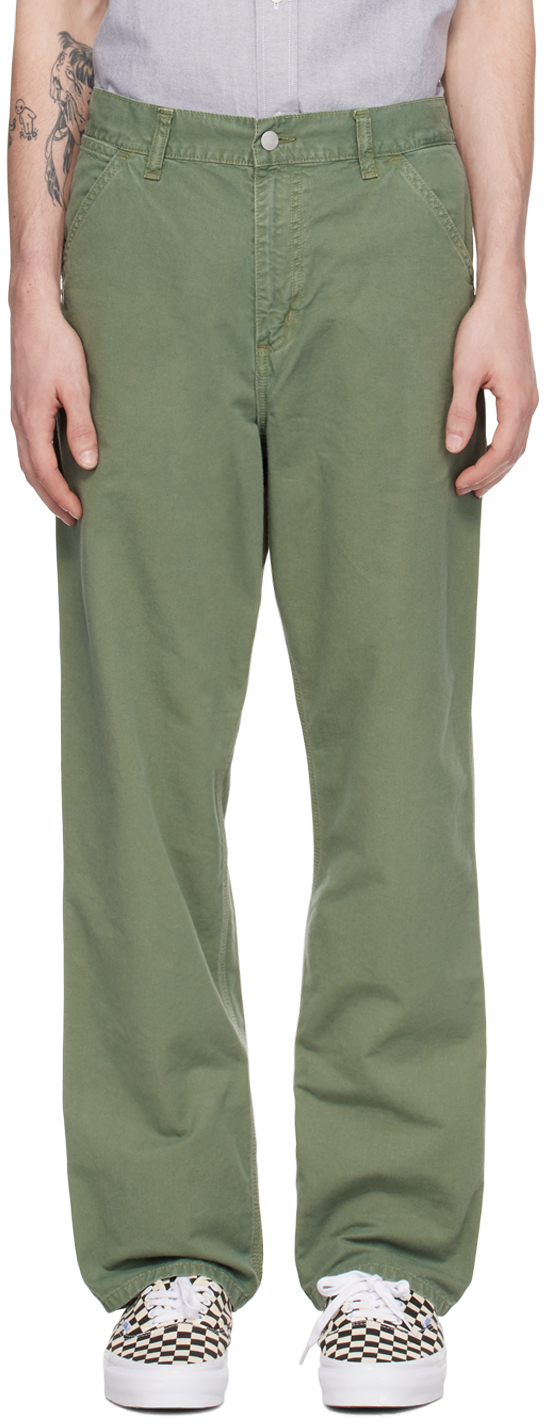 

Зеленые брюки до колена Carhartt Work In Progress