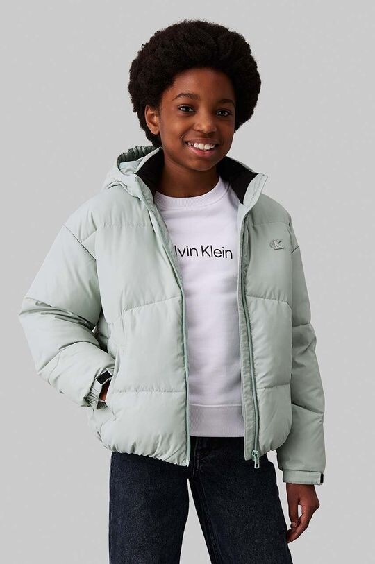 

Детская куртка Calvin Klein Jeans, зеленый