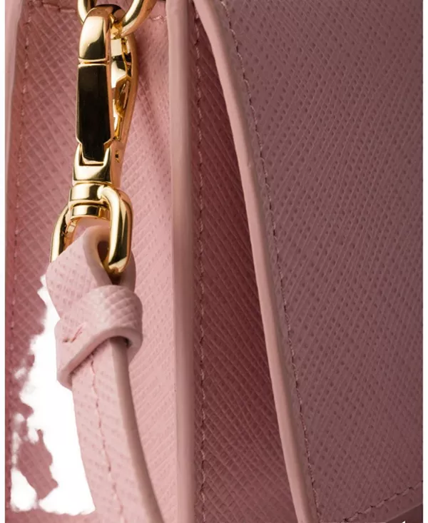 Мини-Сумочка из сафьяновой кожи Prada, оранжевый — фото 4