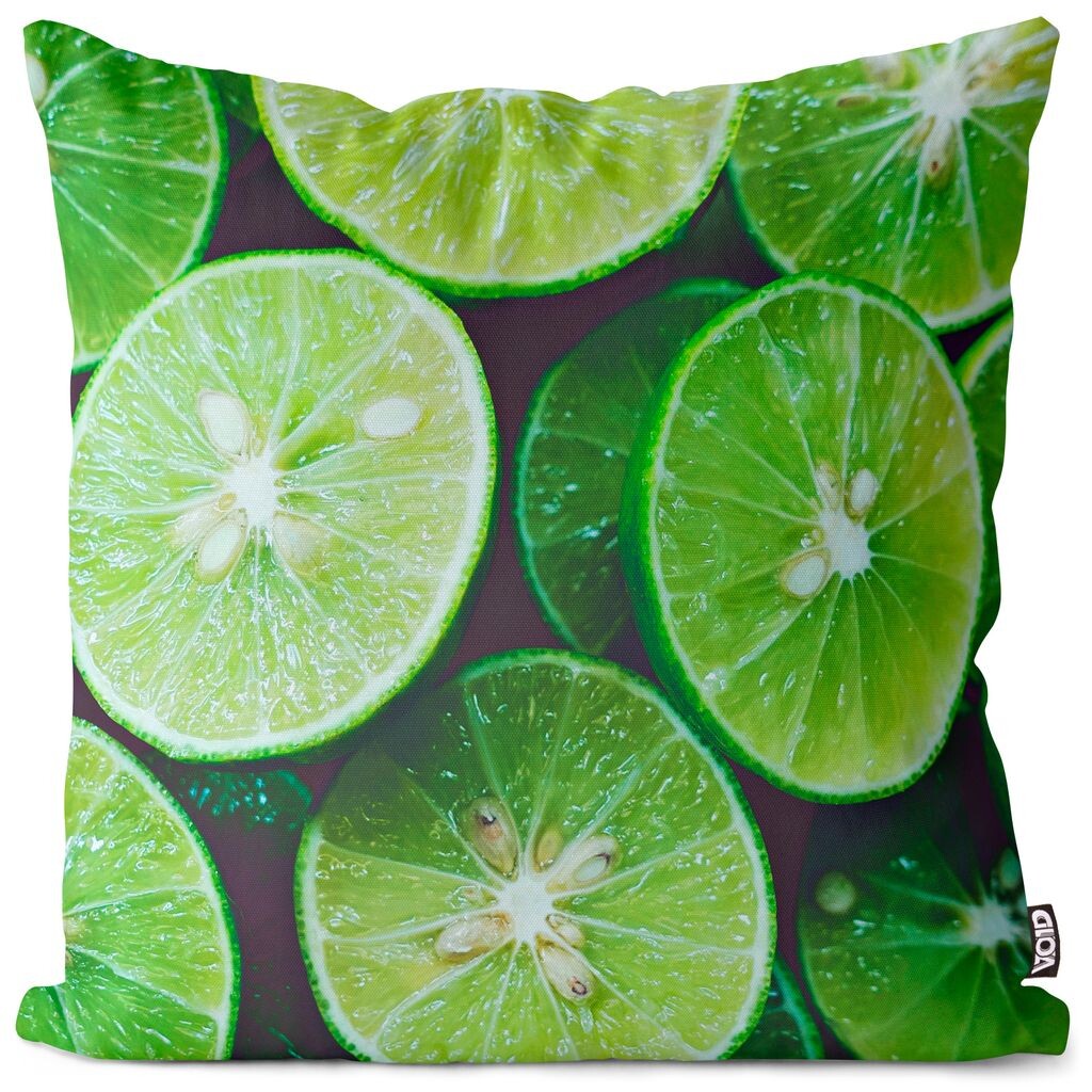 

VOID Lemons Kitchen Fresh Чехол на подушку из полиэстера Водонепроницаемая подушка для улицы и дома Размер: 60 x 60 см