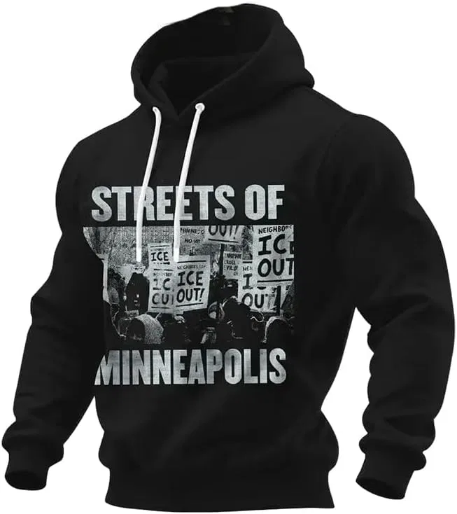 Мужская толстовка Street Of Minneapolis, футболка Ice Out, толстовка в поддержку протеста за права человека