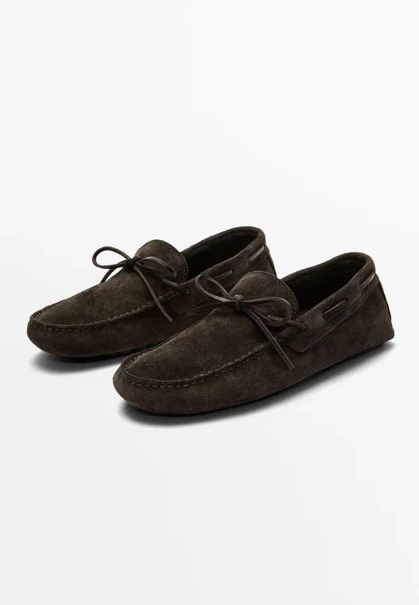 Туфли-лодочки Massimo Dutti, тёмно-коричневый — фото 4