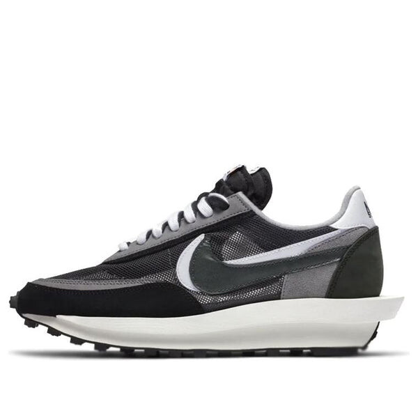 

Кроссовки x sacai ldwaffle 'black' Nike, черный