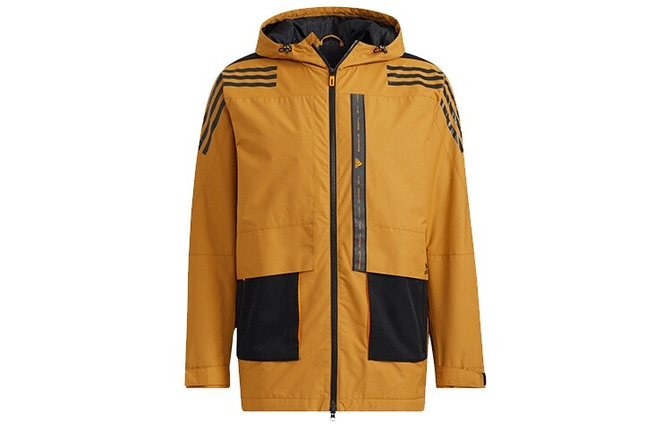 

Куртка мужская пшенично-коричневая Adidas, коричневый