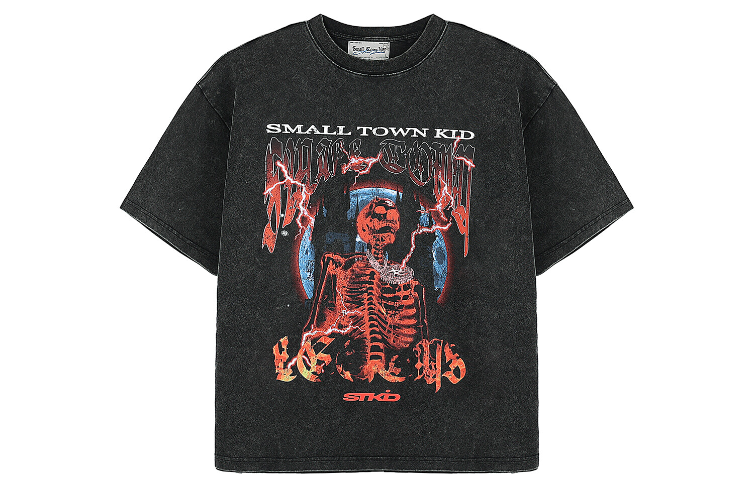 

Футболка унисекс черная Stk Small Town Kid, черный