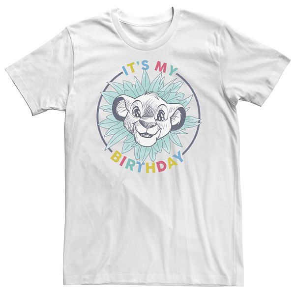 

Футболка Big & Tall Lion King It's My Birthday Simba Disney