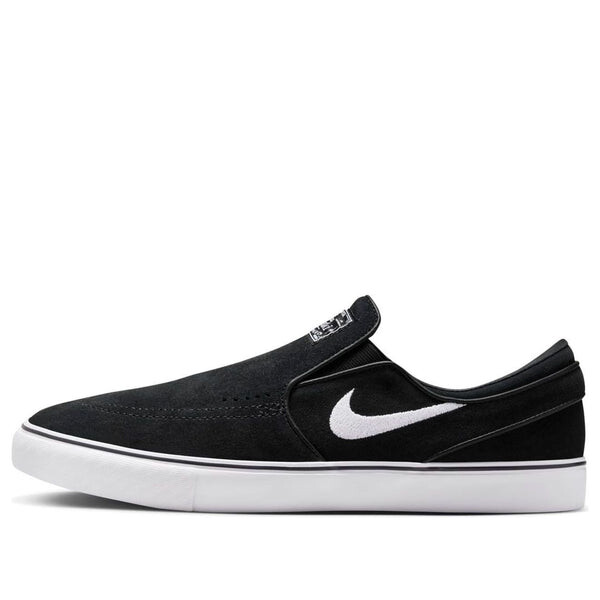 

Кроссовки sb stefan janoski+ slip 'black white' Nike, черный