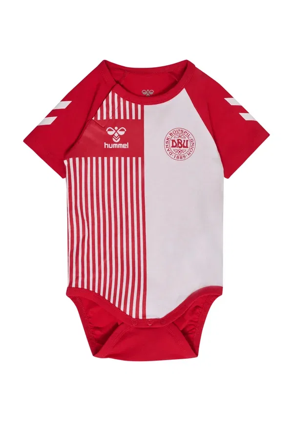 Футболка Hummel Hmlmini dbu stripy print t-shirt, танго красный