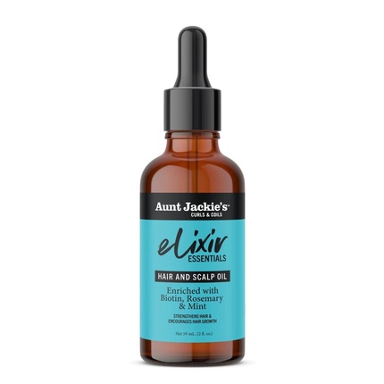 

Масло для волос и кожи головы Elixir Essentials с биотином, розмарином и мятой 2 унции Aunt Jackie's