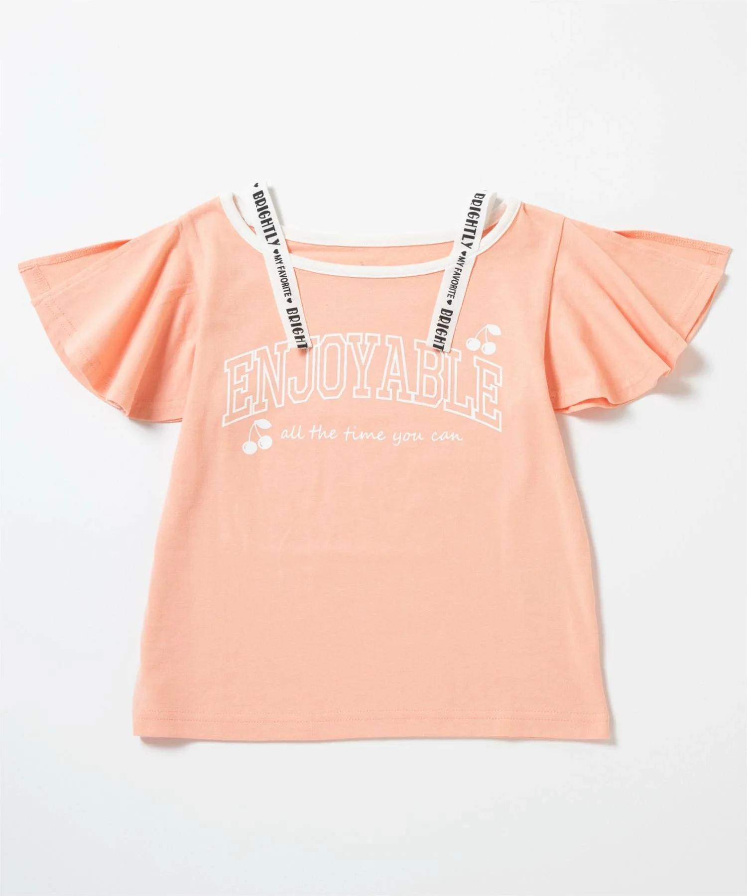 Футболка с короткими рукавами и логотипом Ever Closet, Salmon pink — фото 4