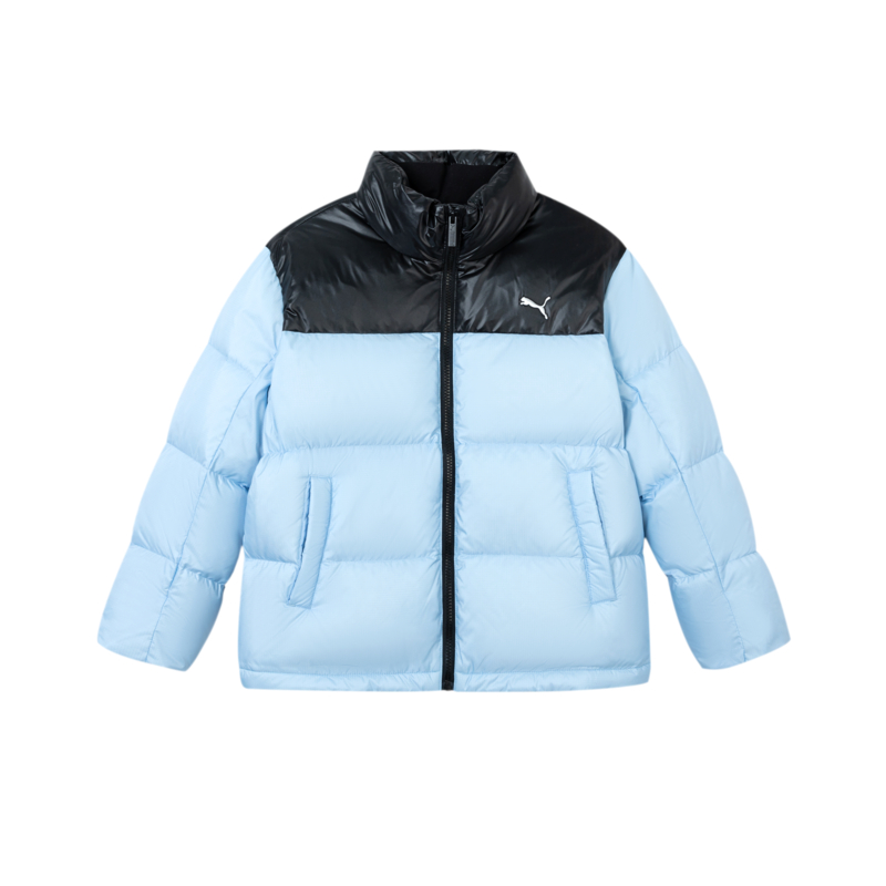 

Детская куртка-пуховик деним светло-голубой PUMA, синий