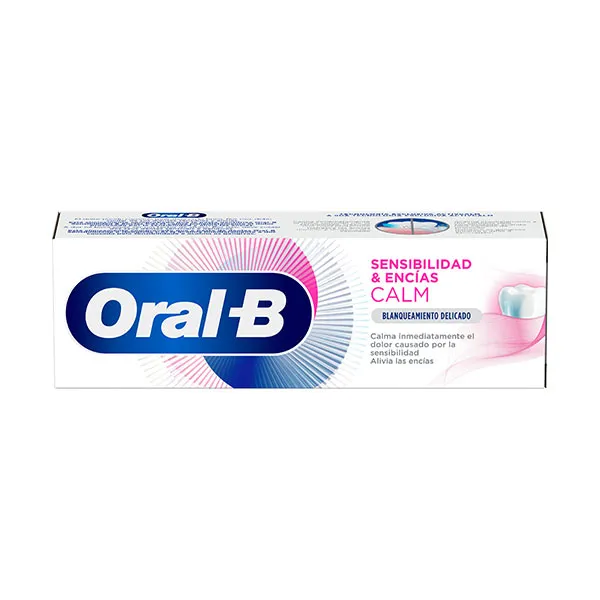 

Отбеливающая зубная паста для чувствительных зубов Calm Sensibilidad &Encias Blanqueante Oral B, 75 ml