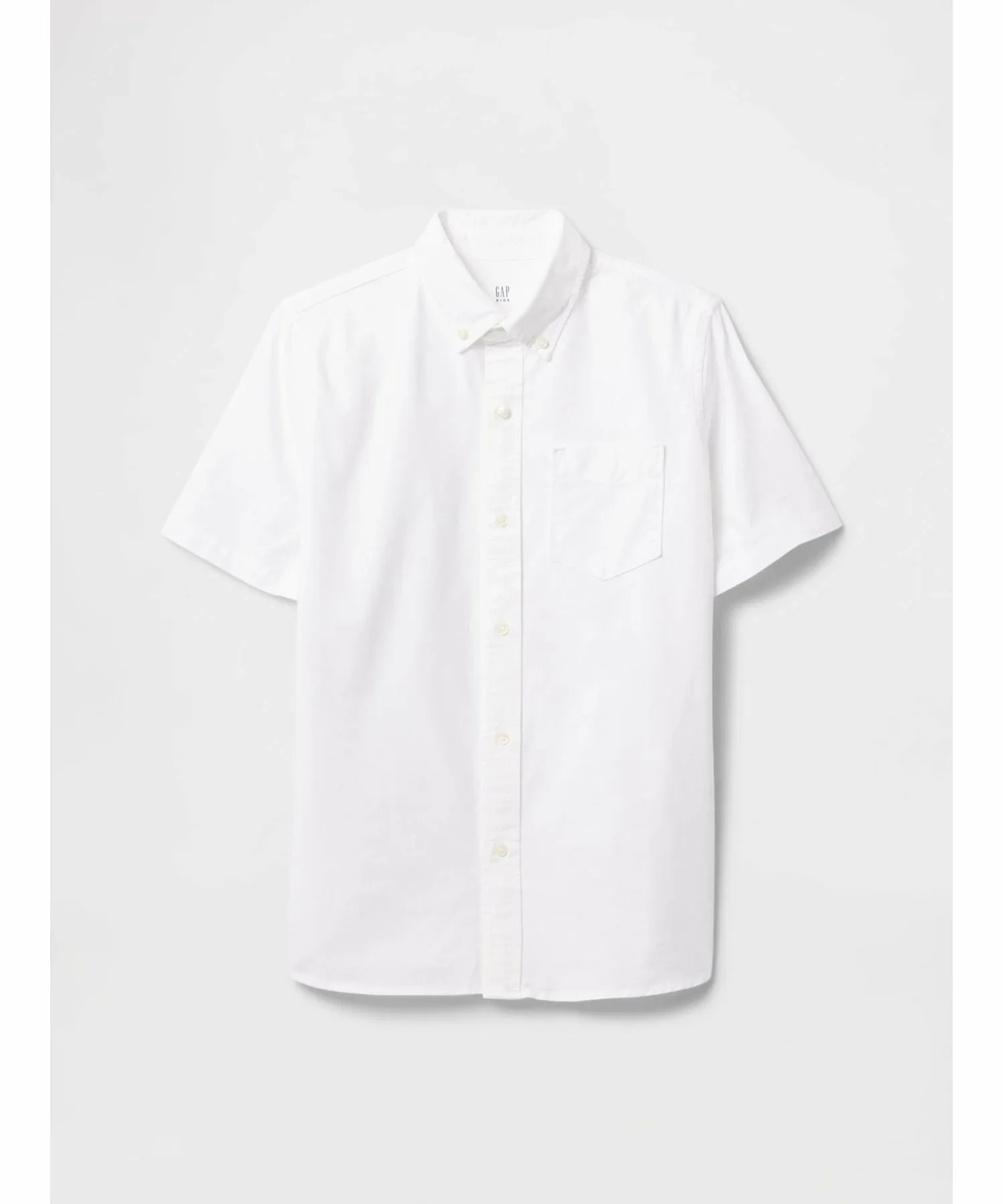 (K) Форменная рубашка Оксфорд (детская) GAP, WHITE000