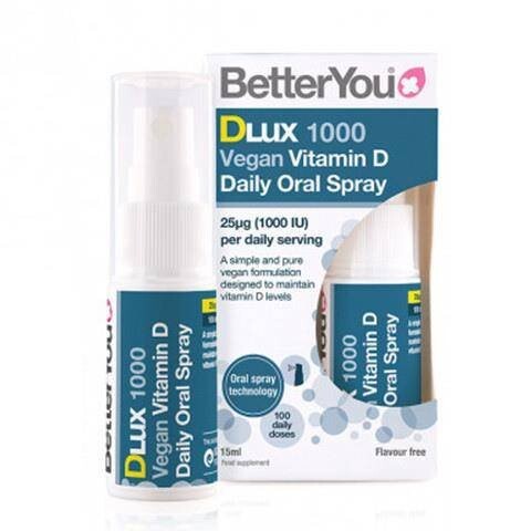 

DLUX 1000 Vegan - Веганский спрей с витамином D (15 мл) BetterYou