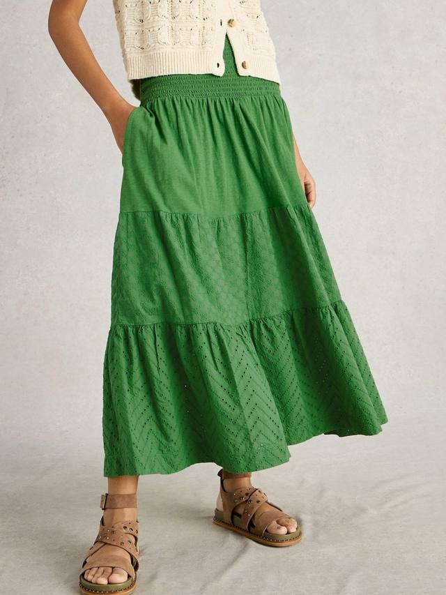 

Хлопковая миди-юбка Marissa White Stuff, Bright Green